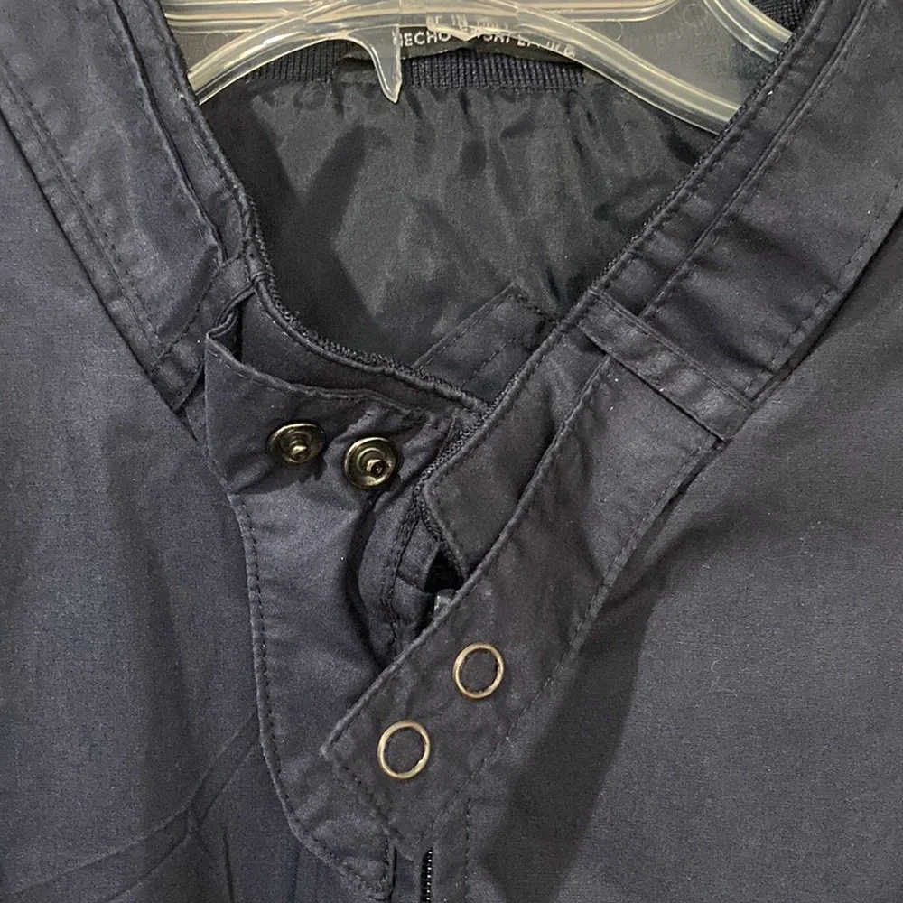 MEMBERS ONLY Mens NavyBlue CLASSIC ICONIC RACER JACKET Full Zip Sz M; EUC